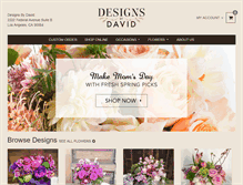 Tablet Screenshot of designsbydavid.net